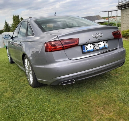 Audi A6 cena 93000 przebieg: 95550, rok produkcji 2015 z Biała małe 106